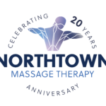 Northtown Massage 20 Year Anniversary logo design